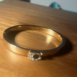 Coach bracelet with logo